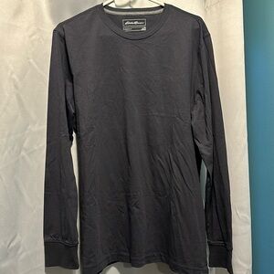 New with no tags, Men’s LEGENDWASH long sleeve Eddie Bauer, Size Medium.